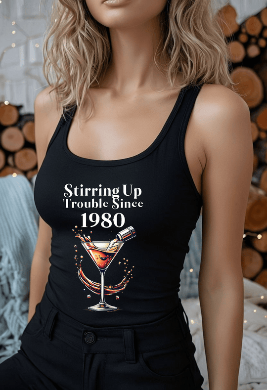 Serve Style & Sass Womens Flowy Racer Back Tank Top