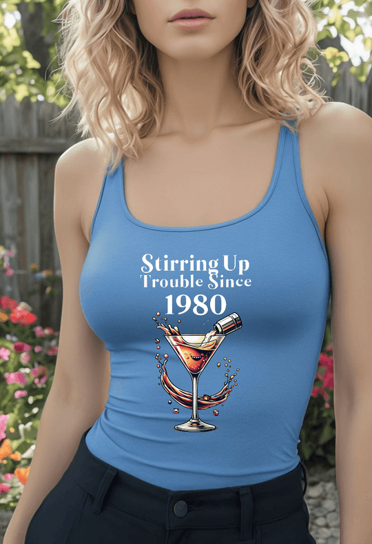 Serve Style & Sass Womens Flowy Racer Back Tank Top