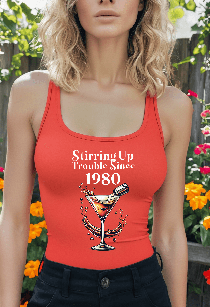 Serve Style & Sass Womens Flowy Racer Back Tank Top