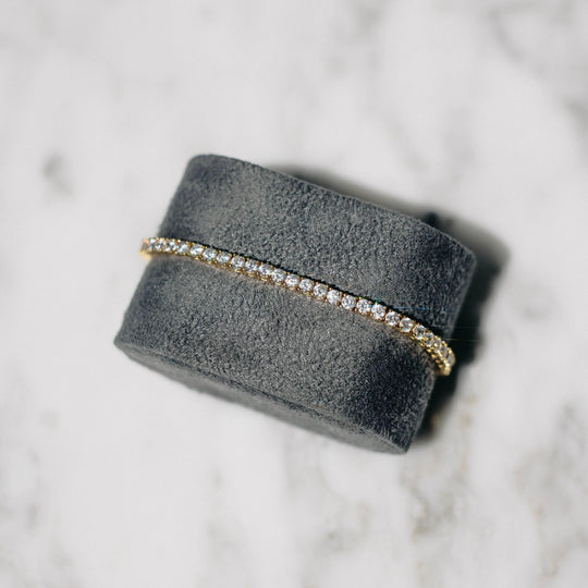 18K Gold Plated Zircon Tennis Bracelet