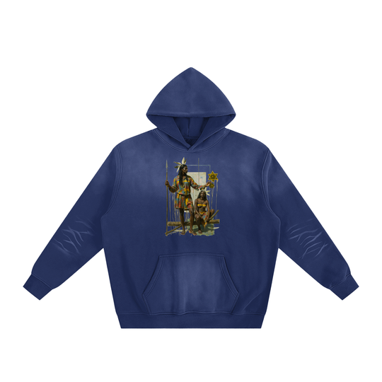 Amaru Khan Stars Sunfade Fleeced Hoodie