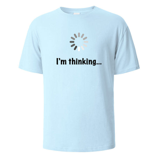"I'm Thinking" Printed T-shirt for Men