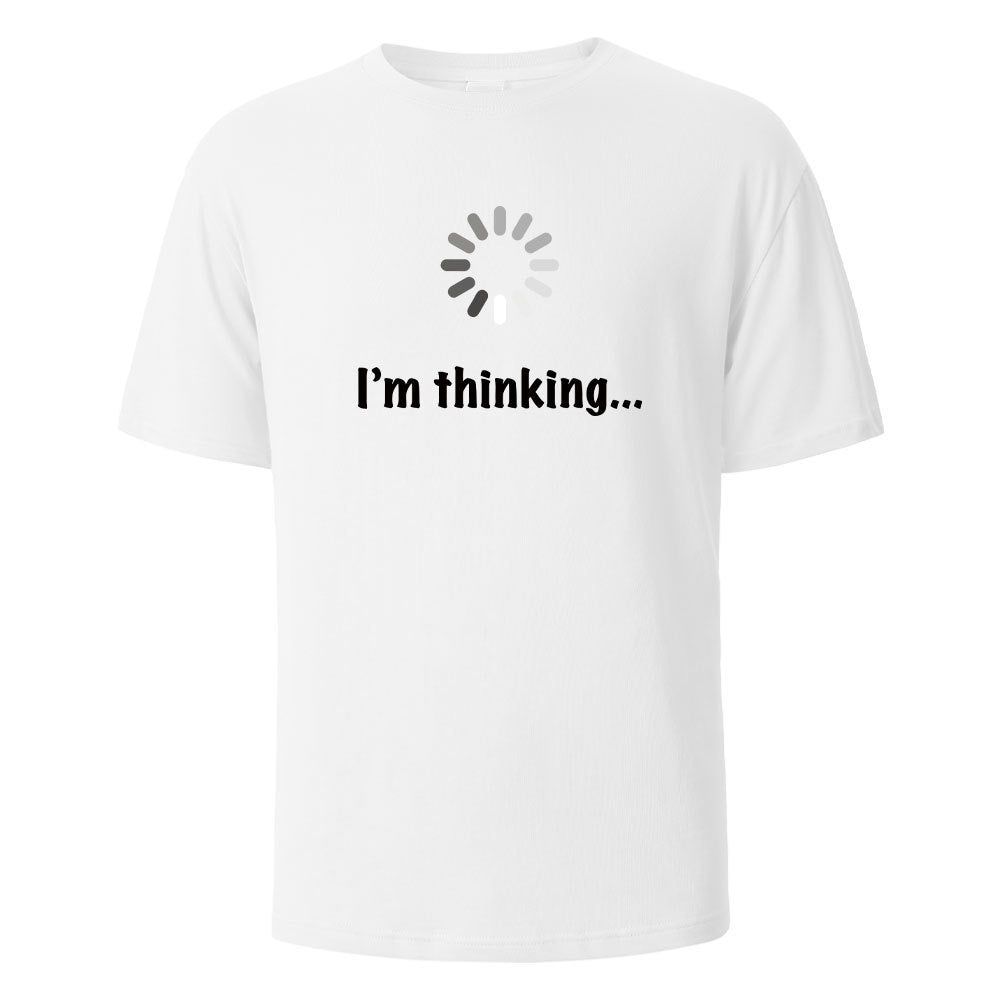 "I'm Thinking" Printed T-shirt for Men