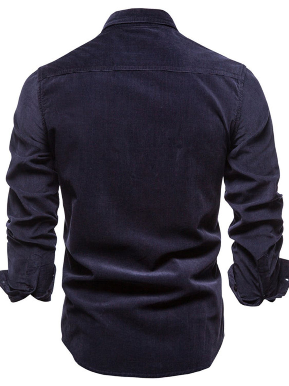 Men's Full Size Button Down Collared Neck Shirt Plus Size