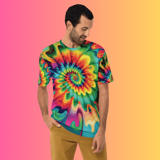 Vibrant Tie-Dye Festival T-Shirt for EDM Lovers