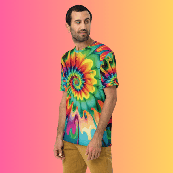 Vibrant Tie-Dye Festival T-Shirt for EDM Lovers