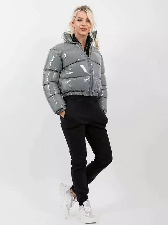 Glossy Bread Jacket Down Cotton Jacket Quilted Jacket