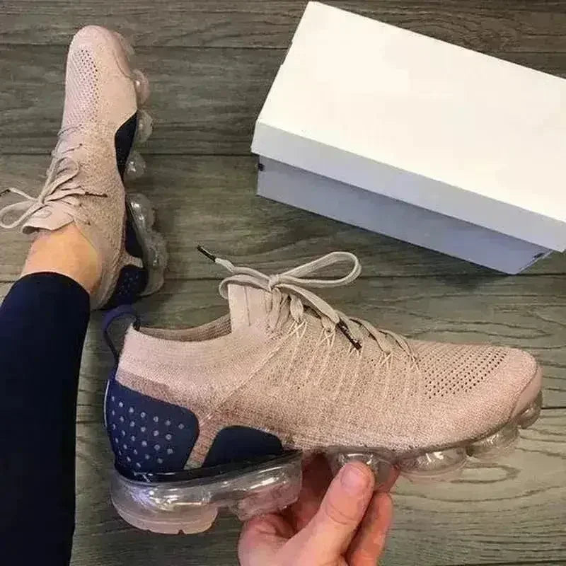 2021 Purple Sneakers Women Casual Shoes Mesh Air-Cushion Flat