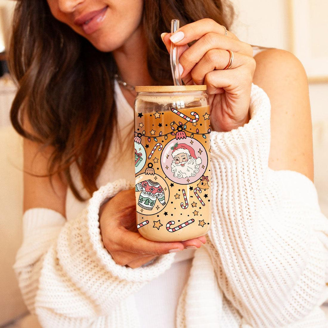 Balls Deep 17oz Christmas Mug Funny Holiday Cup With Ornament Design Humorous Seasonal Drinkware