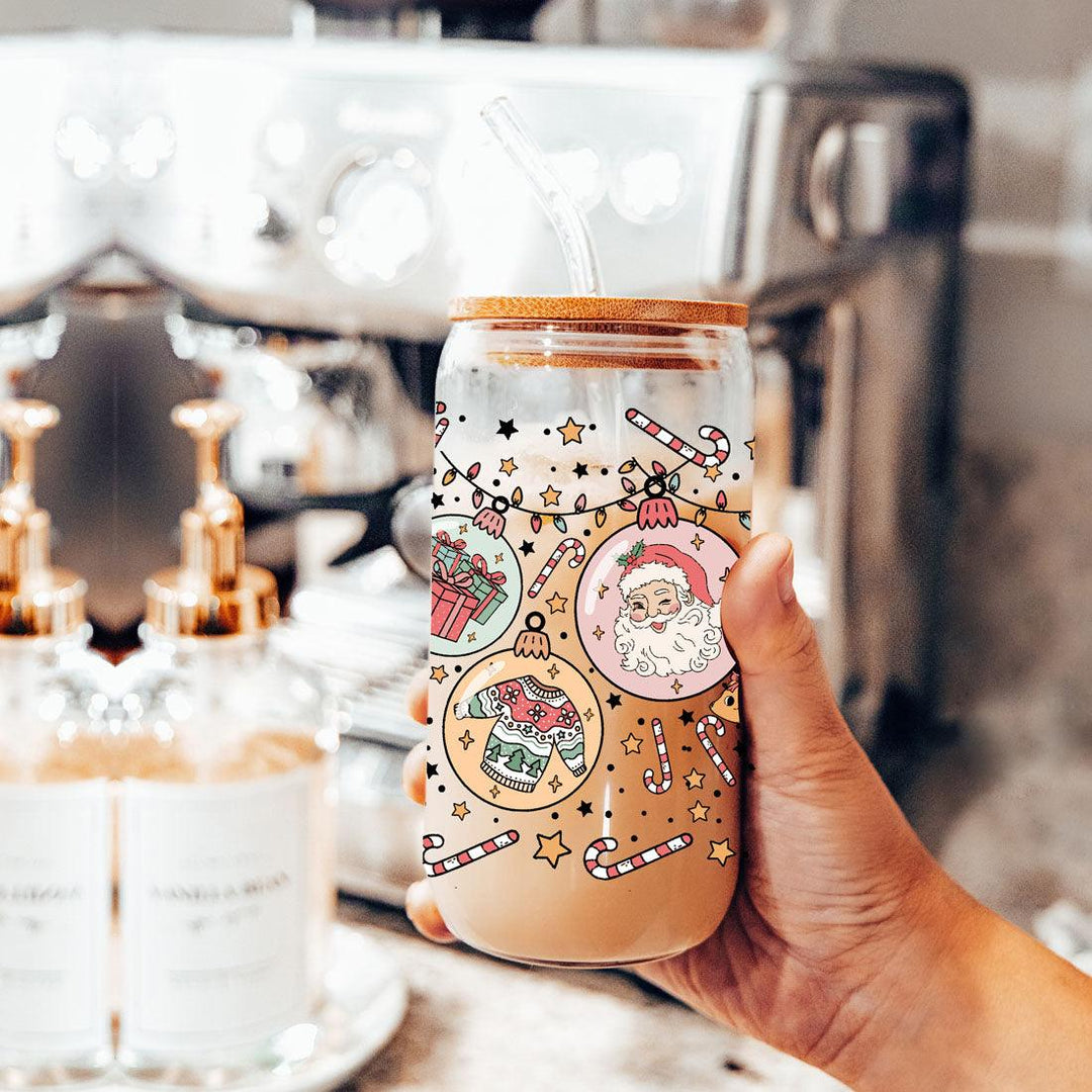 Balls Deep 17oz Christmas Mug Funny Holiday Cup With Ornament Design Humorous Seasonal Drinkware