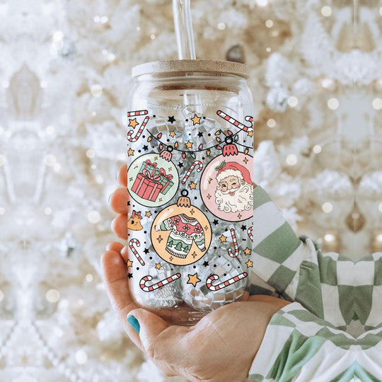 Balls Deep 17oz Christmas Mug Funny Holiday Cup With Ornament Design Humorous Seasonal Drinkware