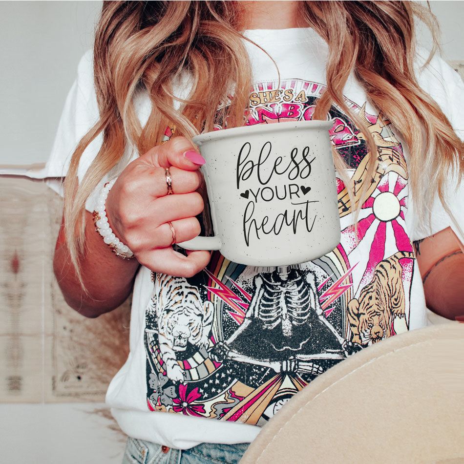 Bless Your Heart Ceramic Mug 14.5oz You Are A Freaking Goddess Coffee Mug Gift For Her