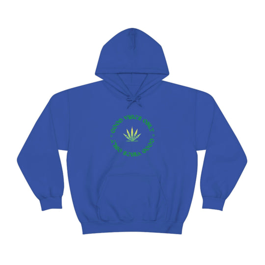 Good Vibes Only Hoodie Weed Emblem