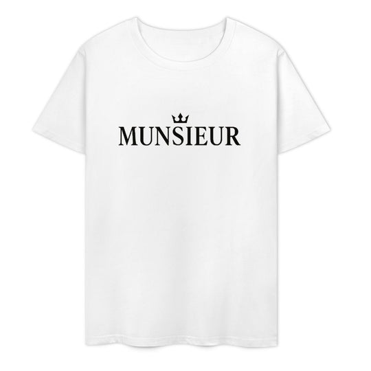 Munsieur Summer Signature Tee for Men Cotton Comfortable