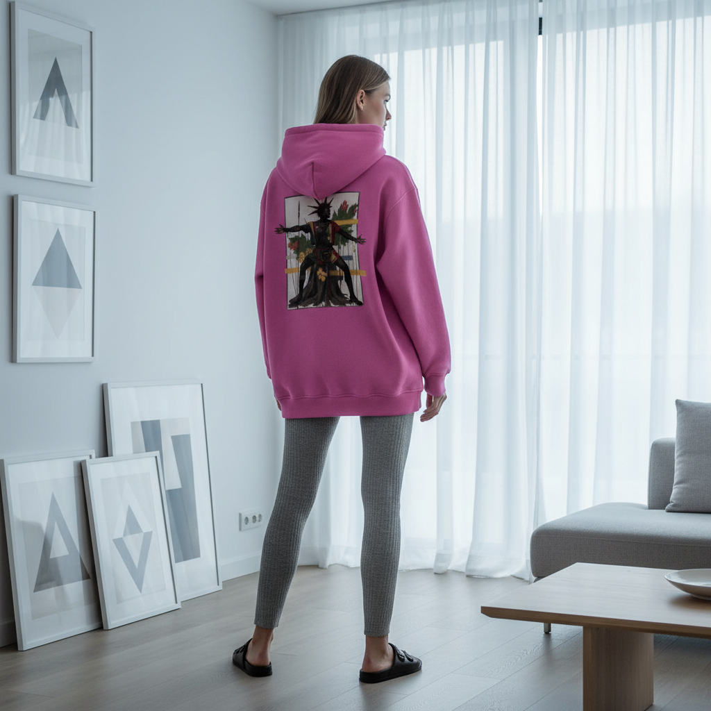 Amaru Khan Stars Sunfade Fleeced Hoodie