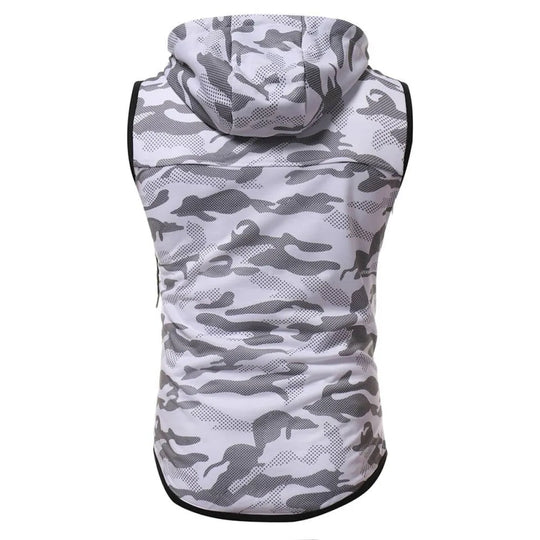 Camouflage Sleeveless Shirt
