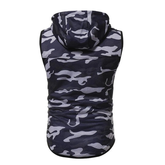 Camouflage Sleeveless Shirt