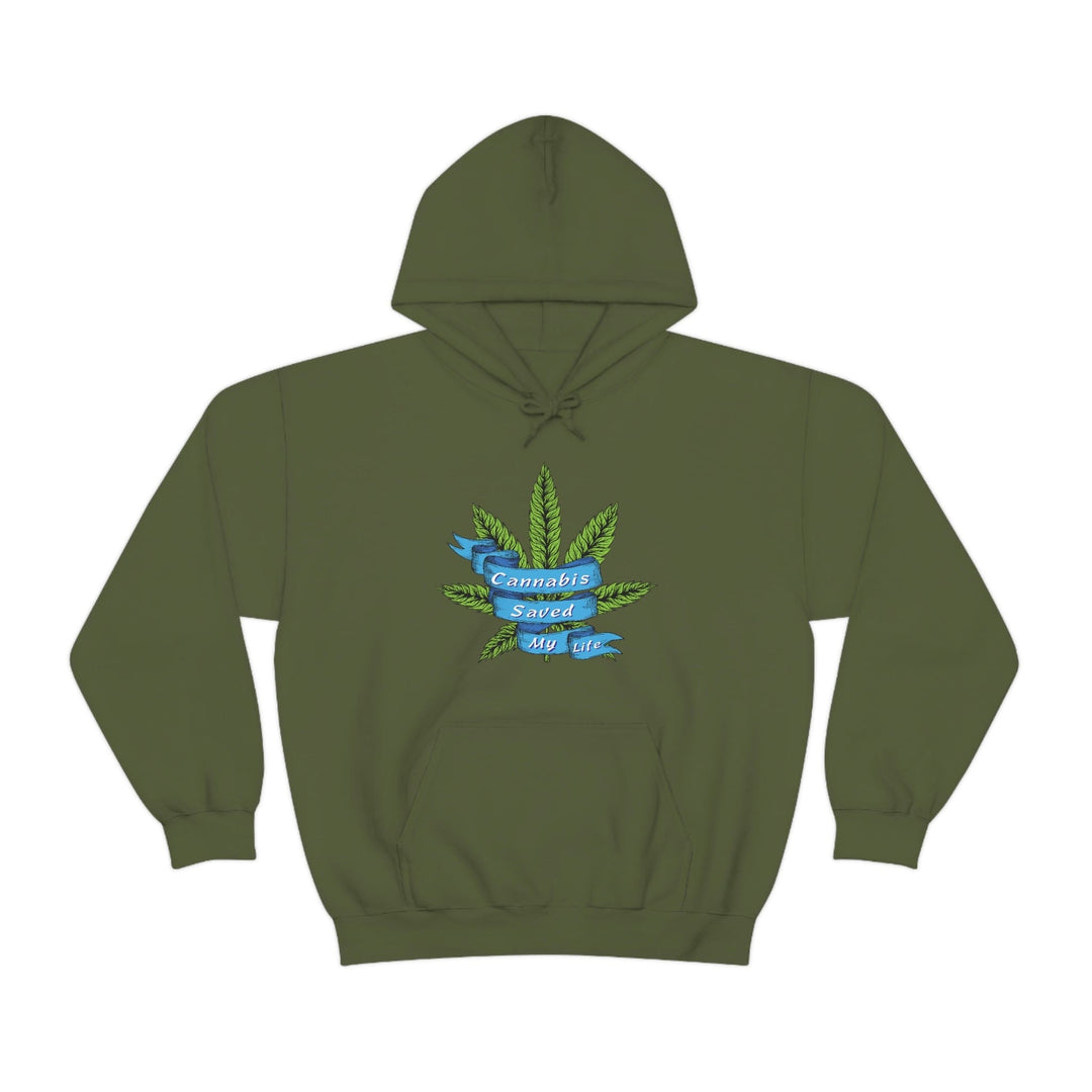 Cannabis Saved My Life Marijuana Hoodie