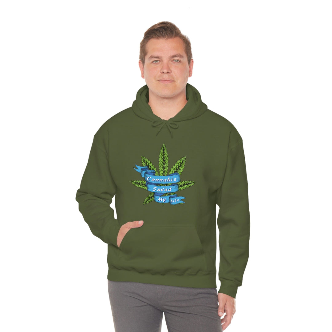 Cannabis Saved My Life Marijuana Hoodie