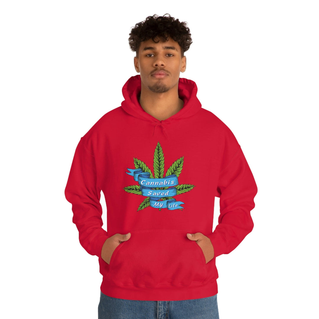 Cannabis Saved My Life Marijuana Hoodie