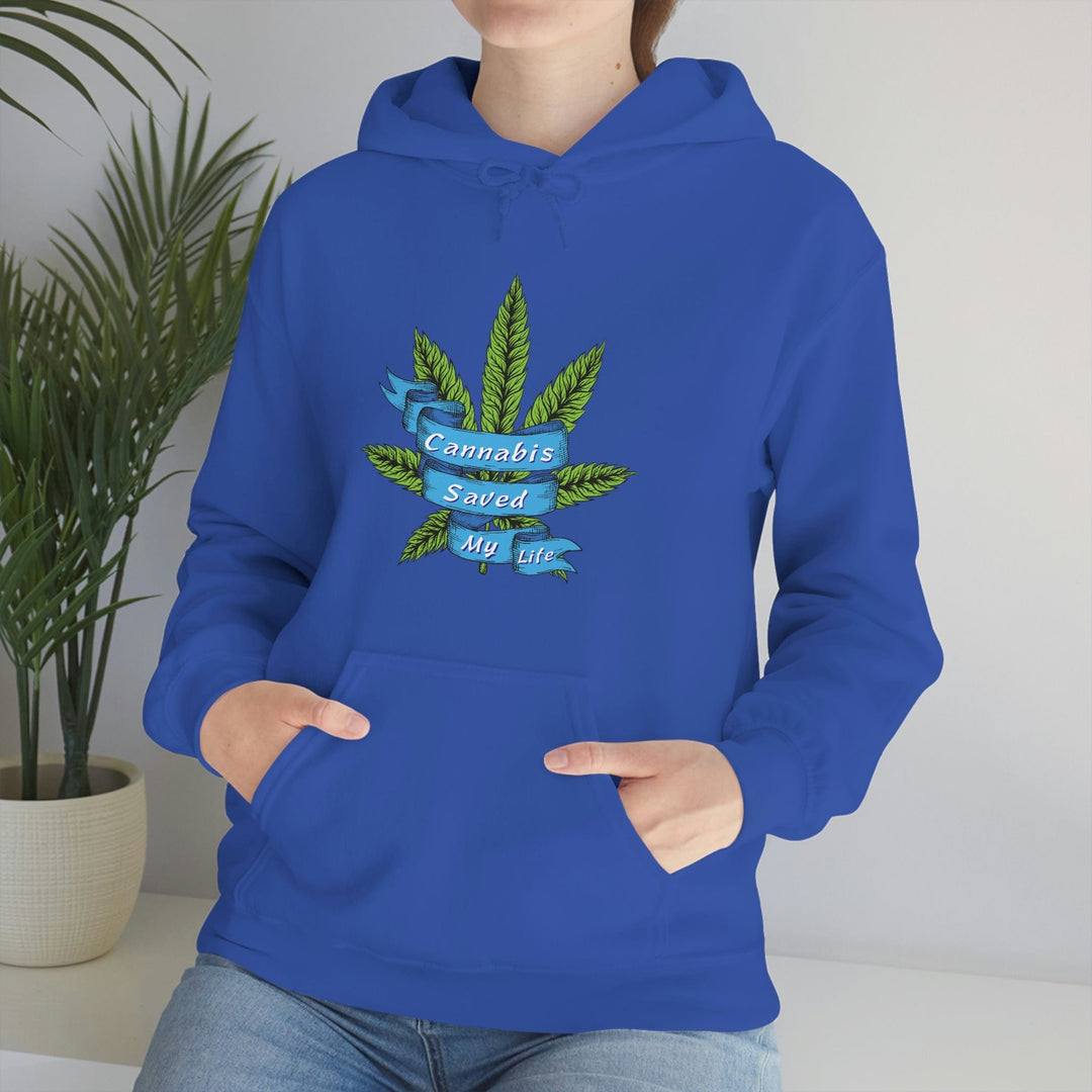 Cannabis Saved My Life Marijuana Hoodie