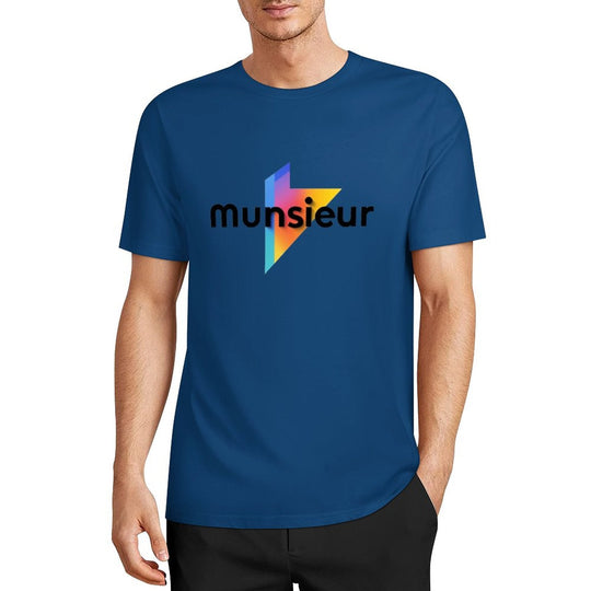 Cool Munsieur graphic Tee Cotton Men's breathable