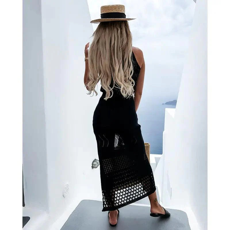 Coastal Chic Beach Knit Skirt Set - Effortless Style, Comfort & Versatility