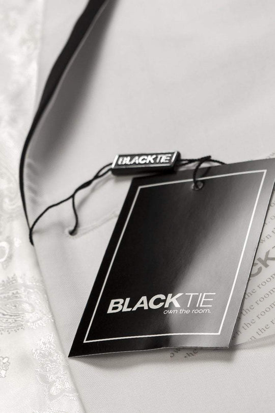 "Crew" White Tuxedo Jacket Shawl (Separates)