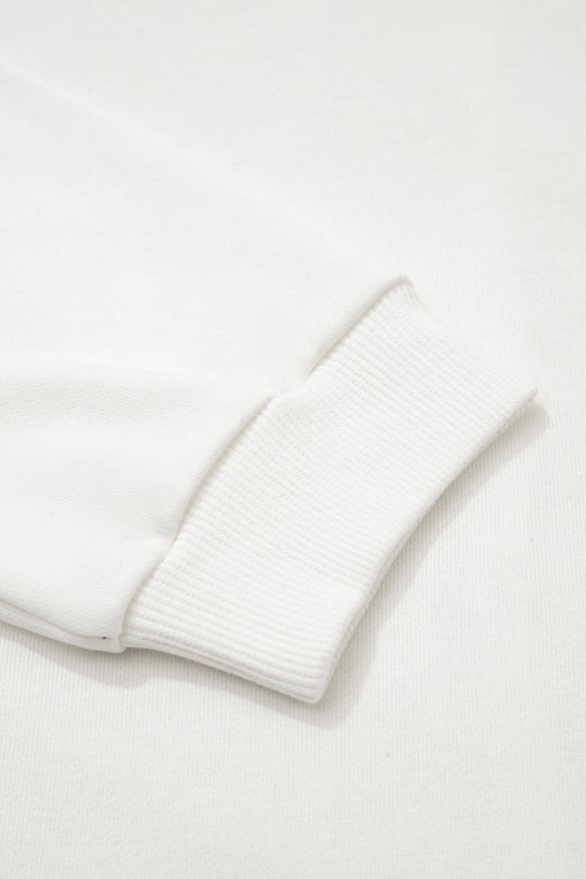 Colorblock Reverse Seam Patch Pocket Drop Shoulder Sweatshirt