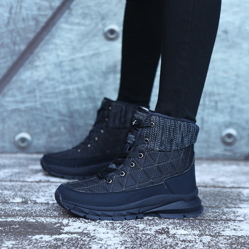 Non-slip Outdoor Warm Cotton Shoes Plus Size Women's Boots