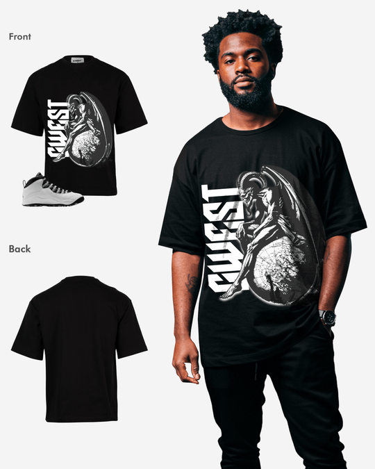 G-West Death Oversized T-Shirt Mens