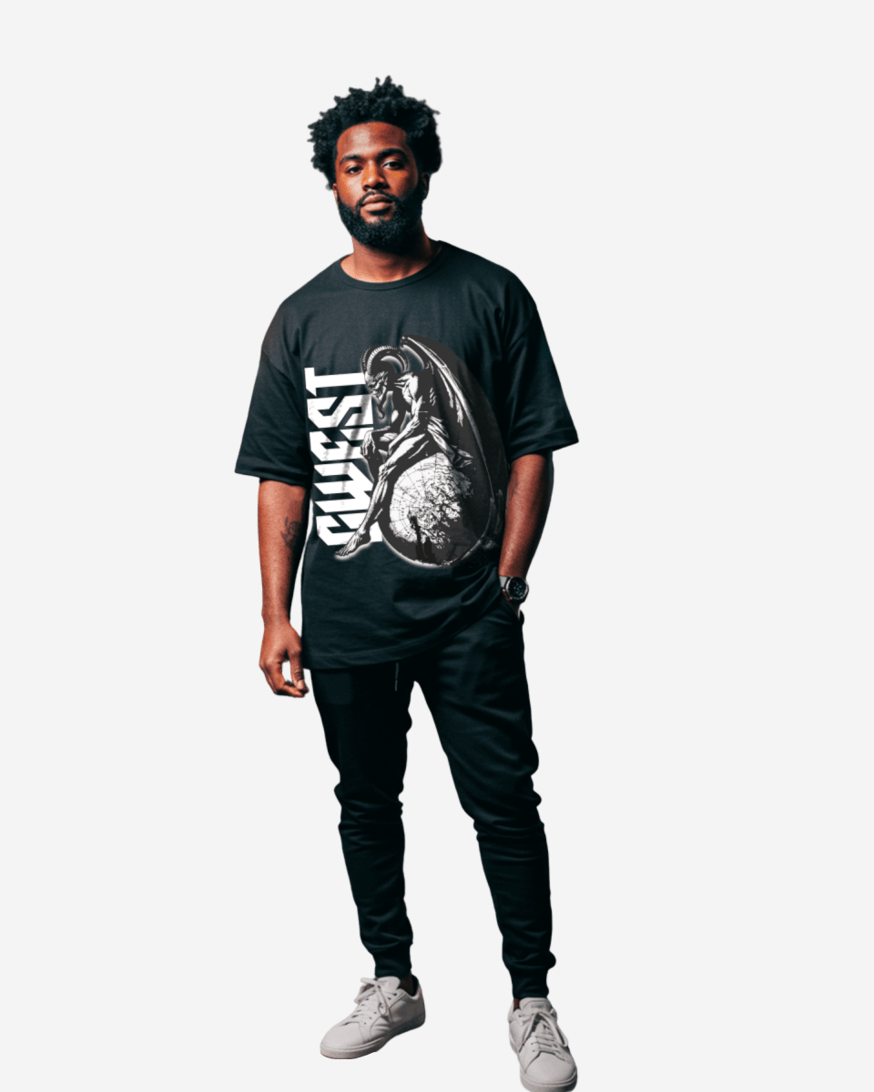 G-West Death Oversized T-Shirt Mens