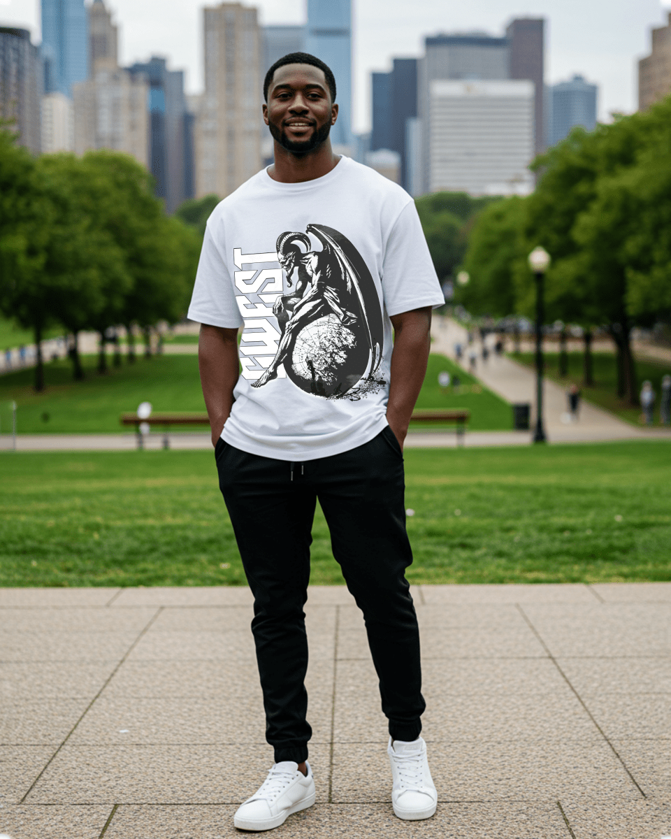 G-West Death Oversized T-Shirt Mens