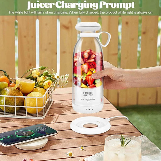 350ml Electric Juicer Blender Mini Portable Blender Bottle USB Rechargeable Fruit Mixers Juicers Multifunction Juice Maker Machine Food Milkshake Cup