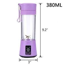 Portable Handheld USB Electric Juice Blender 6 Blades Deluxe Version by Blendrell  Perfect portable tool