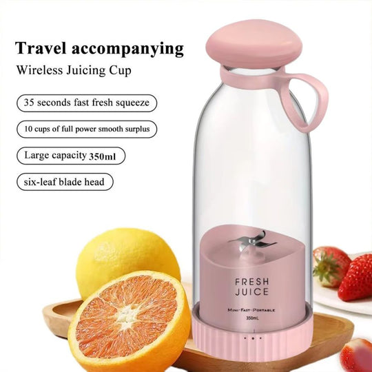 350ml Electric Juicer Blender Mini Portable Blender Bottle USB Rechargeable Fruit Mixers Juicers Multifunction Juice Maker Machine Food Milkshake Cup