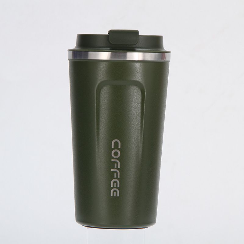 12 oz Stainless Steel Vacuum Insulated Tumbler - Coffee Travel Mug Spill Proof with Lid - T hermos Cup for Keep Hot/Ice Coffee; Tea and Beer