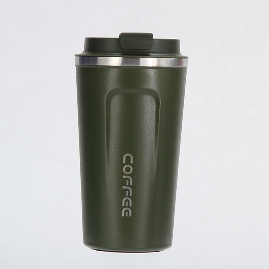 12 oz Stainless Steel Vacuum Insulated Tumbler - Coffee Travel Mug Spill Proof with Lid - T hermos Cup for Keep Hot/Ice Coffee; Tea and Beer