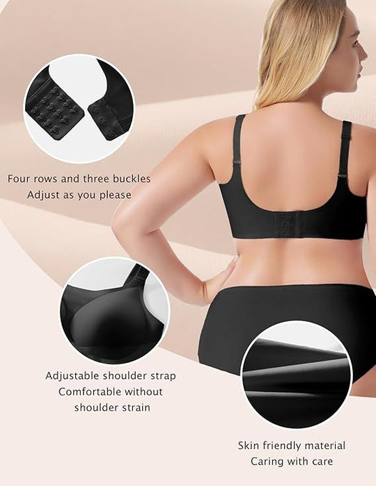 Bras for Women Seamless No Underwire Bralette Comfort Push Up Soft Wireless Full Coverage Everyday Bras 2025