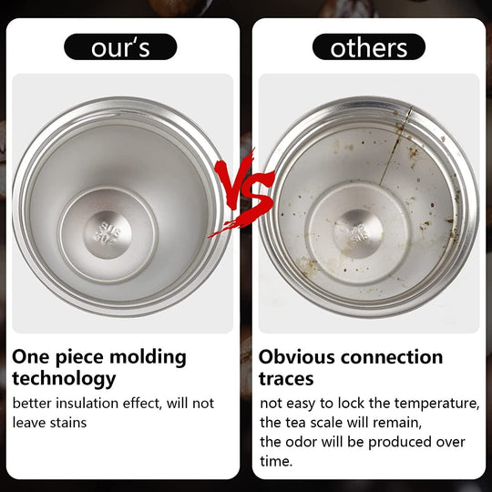 12 oz Stainless Steel Vacuum Insulated Tumbler - Coffee Travel Mug Spill Proof with Lid - T hermos Cup for Keep Hot/Ice Coffee; Tea and Beer