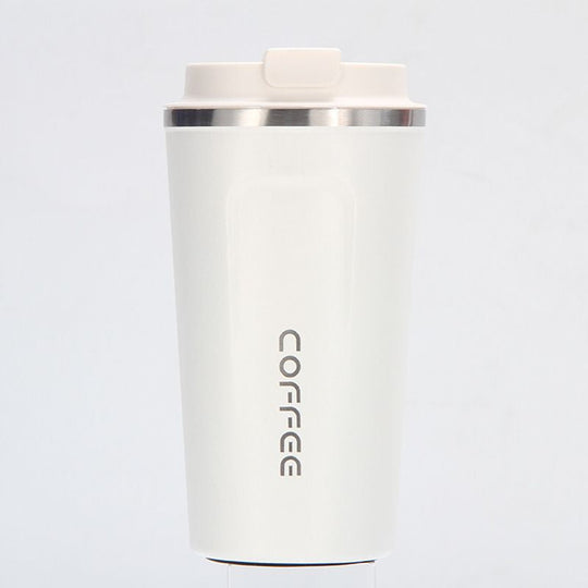 12 oz Stainless Steel Vacuum Insulated Tumbler - Coffee Travel Mug Spill Proof with Lid - T hermos Cup for Keep Hot/Ice Coffee; Tea and Beer