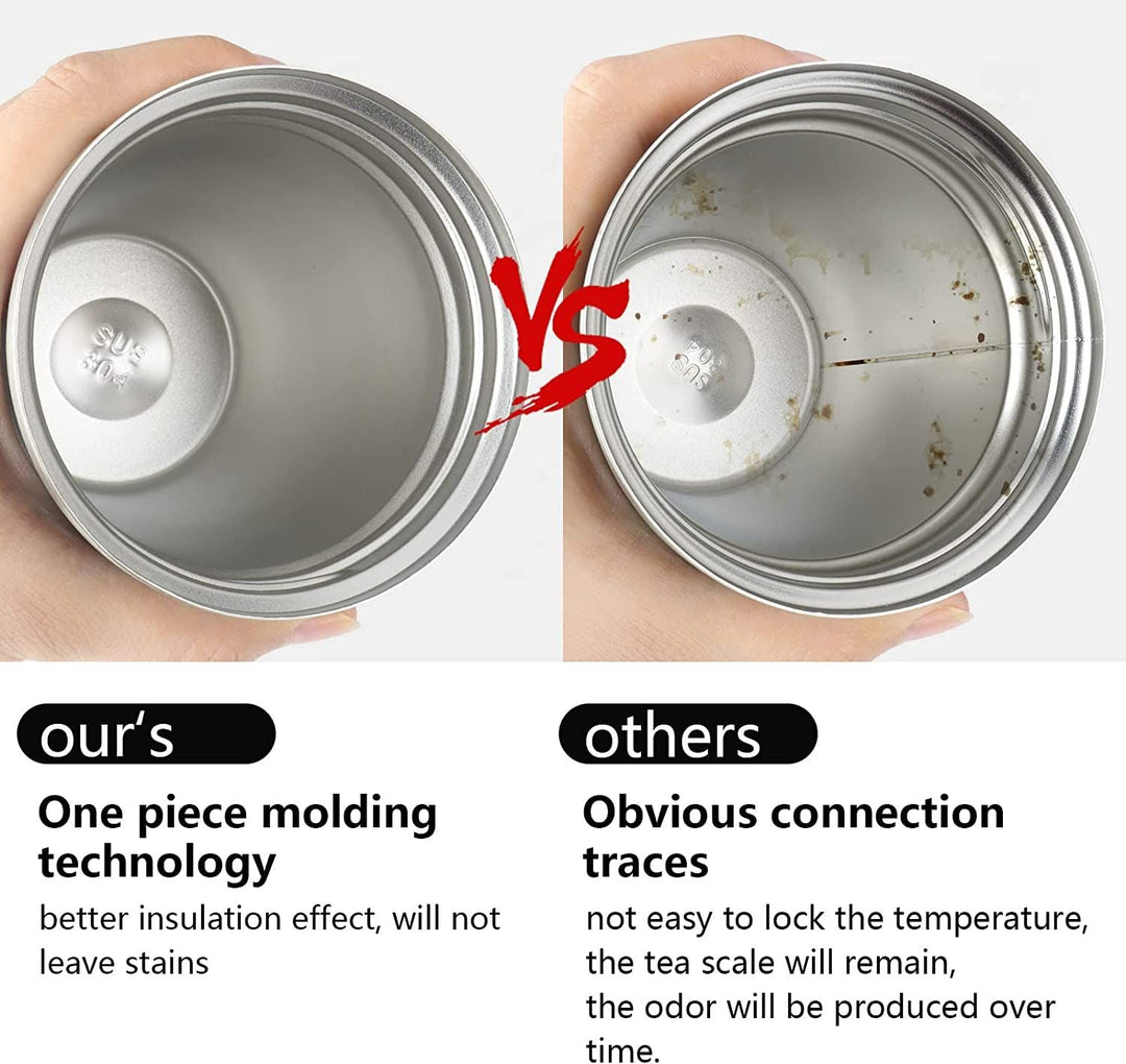 12 oz Stainless Steel Vacuum Insulated Tumbler - Coffee Travel Mug Spill Proof with Lid - T hermos Cup for Keep Hot/Ice Coffee; Tea and Beer