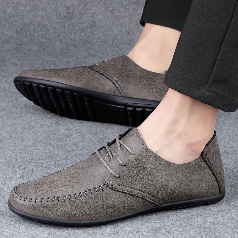 Men's Business Casual Breathable Leather Shoes