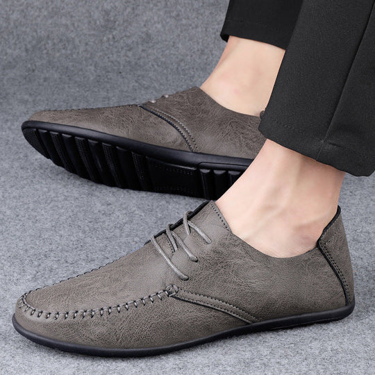 Men's Business Casual Breathable Leather Shoes
