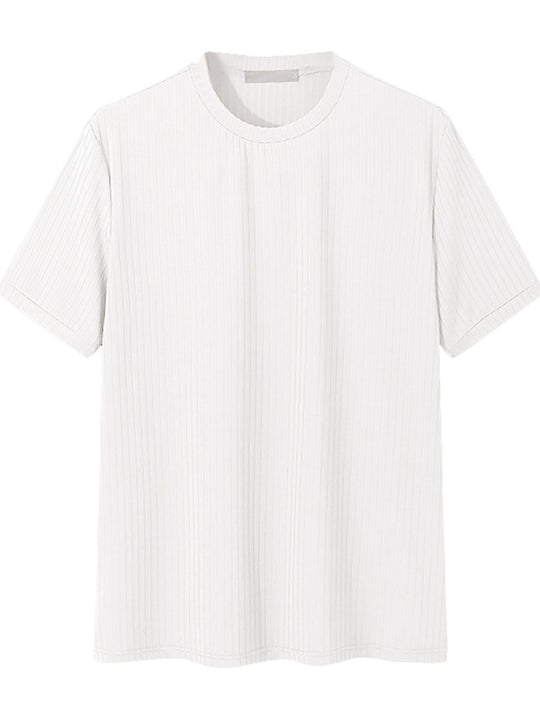 Men's Full Size Round Neck Short Sleeve T-Shirt Plus Size