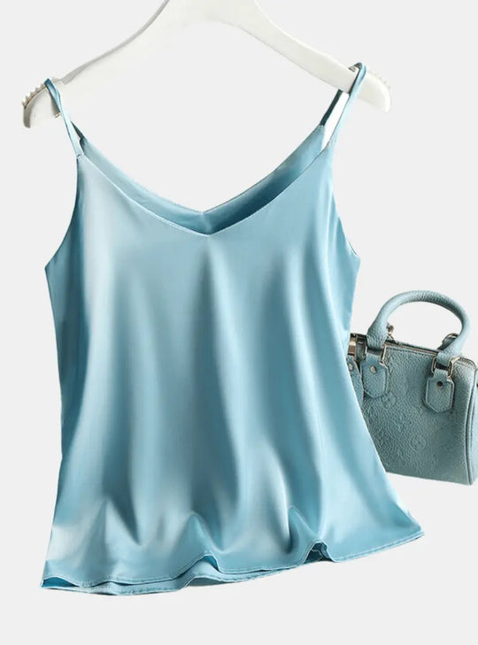 Satin Tank Top - # GIAA23510004-PRG