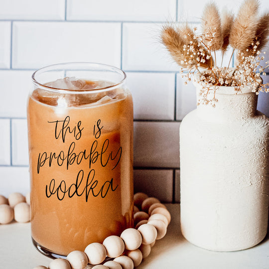 17oz Glass Tumbler With Bamboo Lid And 2 Stainless Straws - Reusable Drink Cup