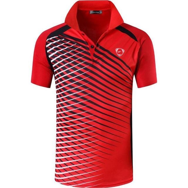 Men's Sports T-shirt Polo Shirt Short Sleeve Red Shirt Golf Tennis