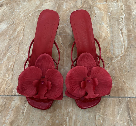 Women's New Flower High Heels