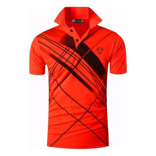 Men's Sports T-shirt Polo Shirt Short Sleeve Red Shirt Golf Tennis